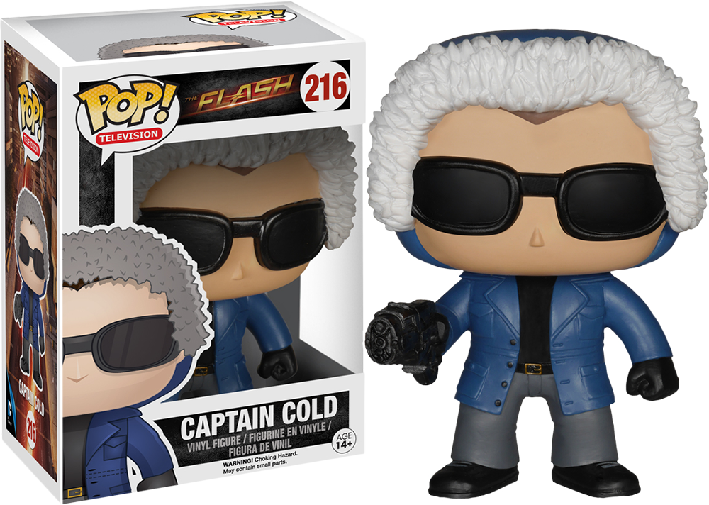 Captain Cold Funko Pop Figure PNG Image