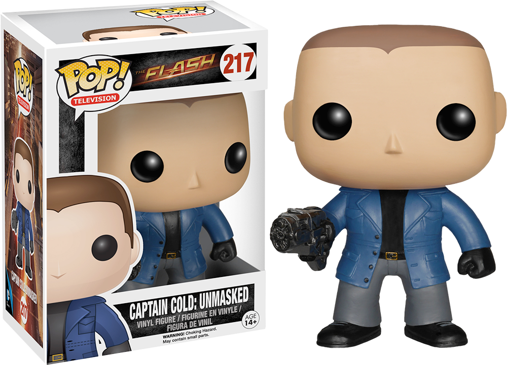 Captain Cold Unmasked Funko Pop PNG Image