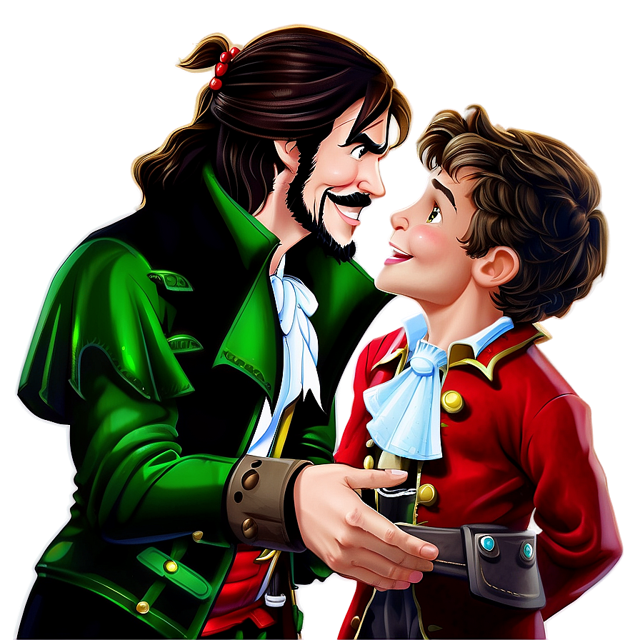 Captain Hook And Peter Pan Png 86 PNG Image