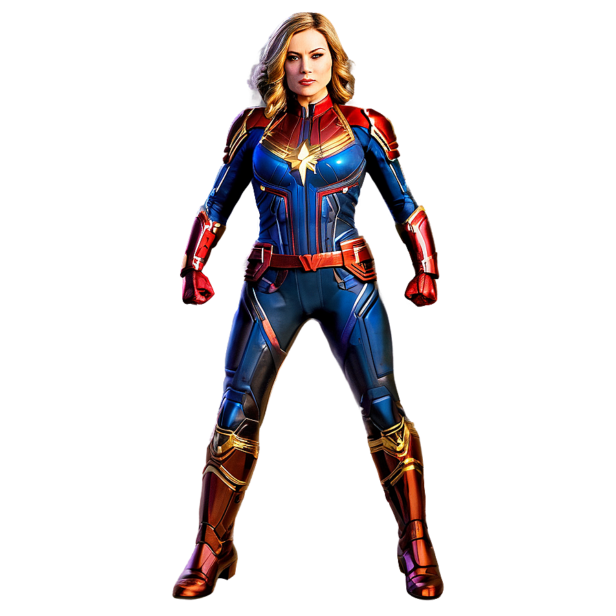 Captain Marvel Blast Png Omw PNG Image