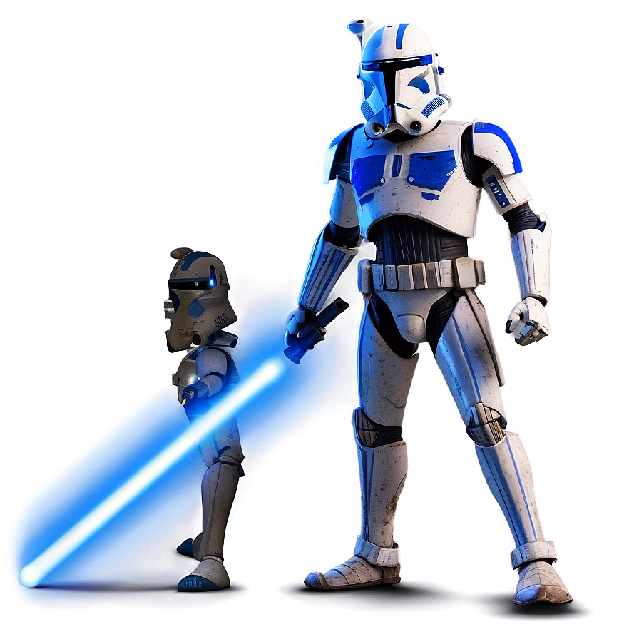 Captain Rex Battle Stance Png Lad PNG Image