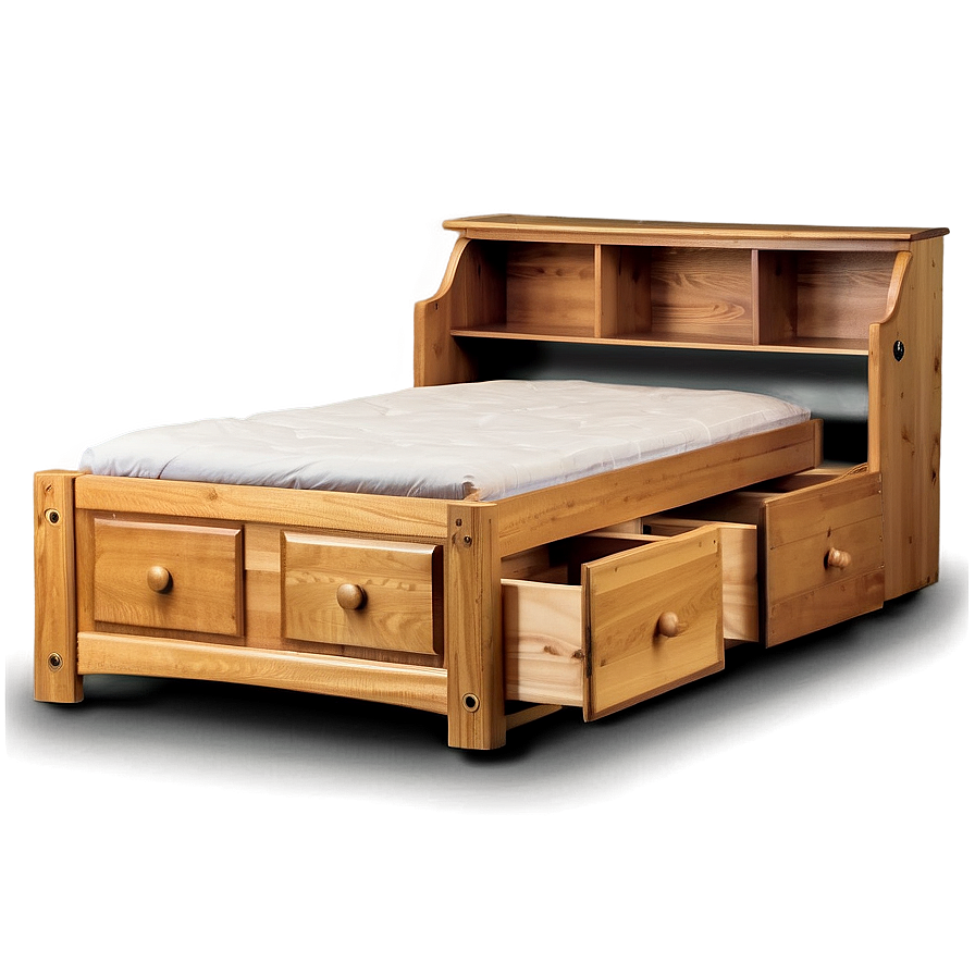 Captains Bed With Storage Png Wwo55 PNG Image