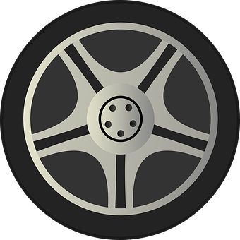 Car Alloy Wheel Design PNG Image