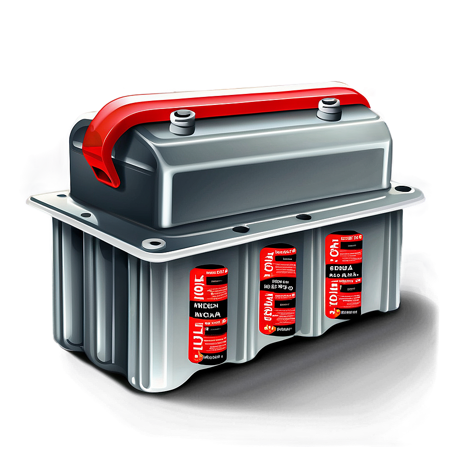 Car Battery Top View Png 5 PNG Image