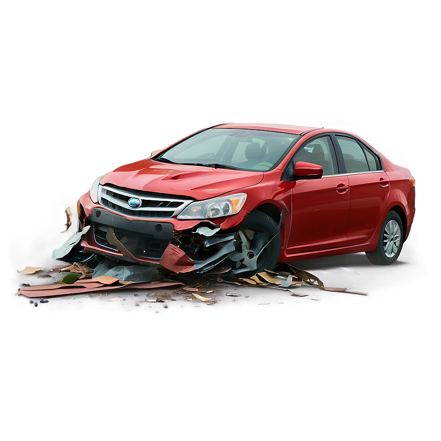 Car Crash Debris Field Png 06112024 PNG Image