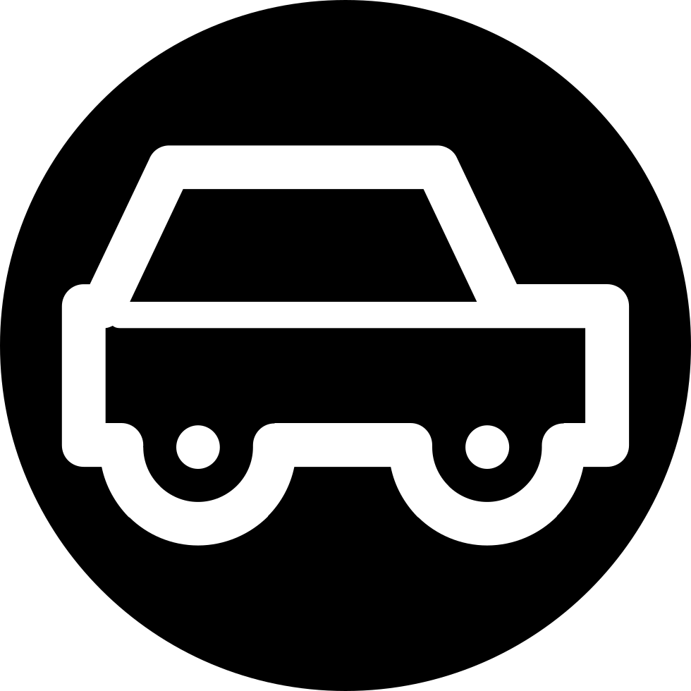 Car Icon Simple Design PNG Image