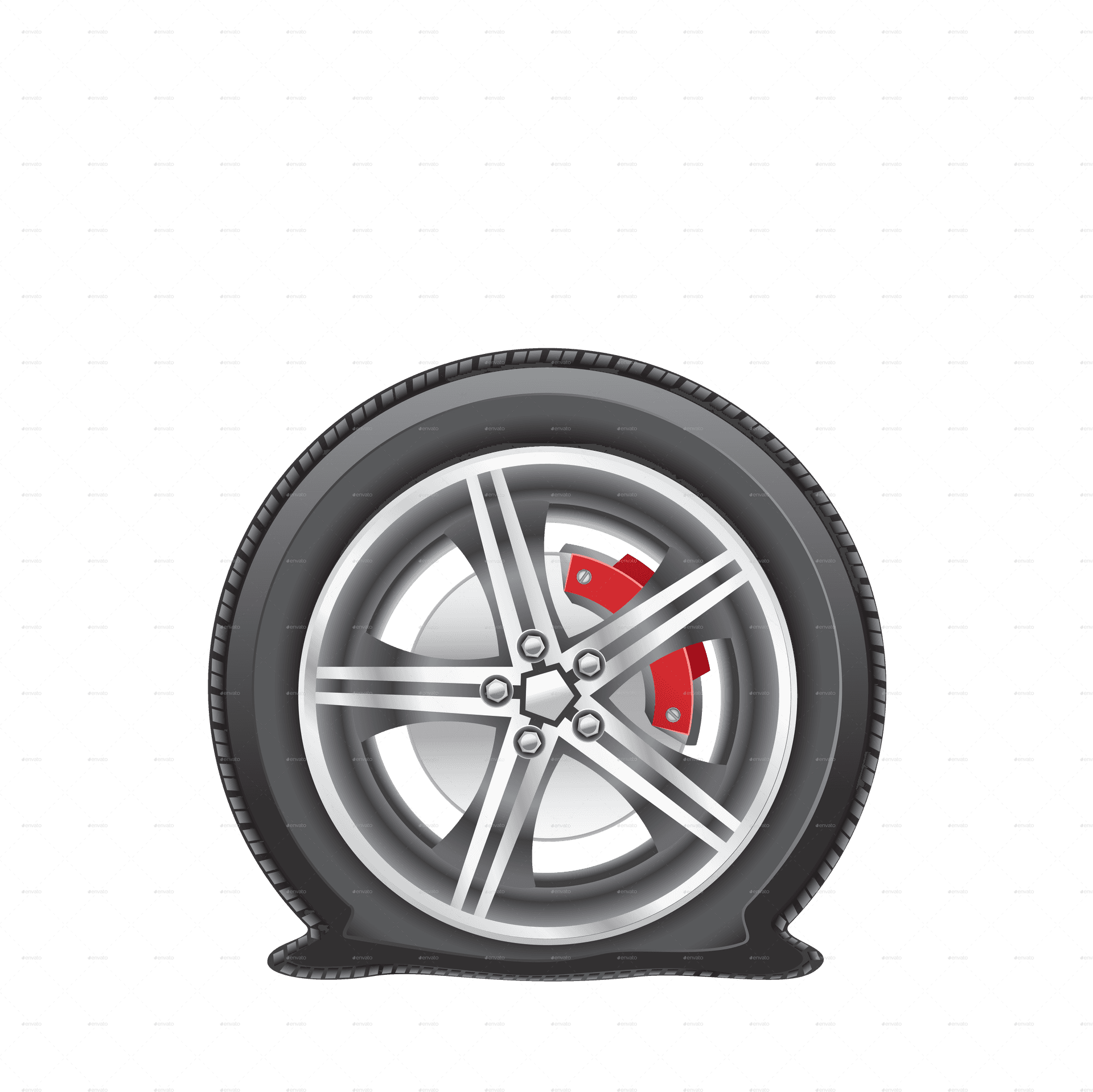 Car Tire Clipart Illustration PNG Image