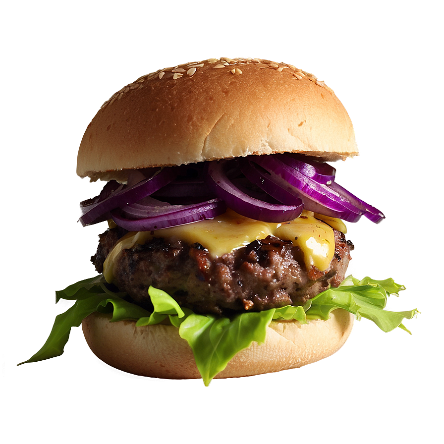 Caramelized Onion Burger Png 89 PNG Image