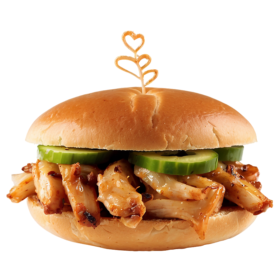 Caramelized Onion Chicken Sandwich Png Fmr PNG Image