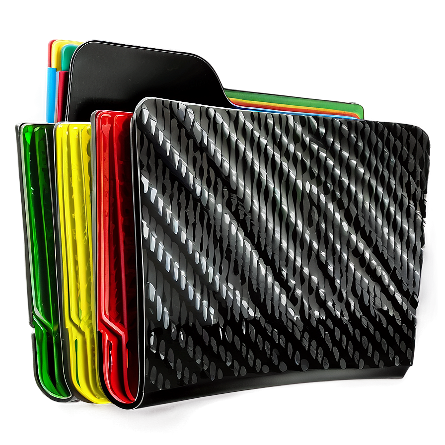 Carbon Fiber Black Folder Png Kws PNG Image