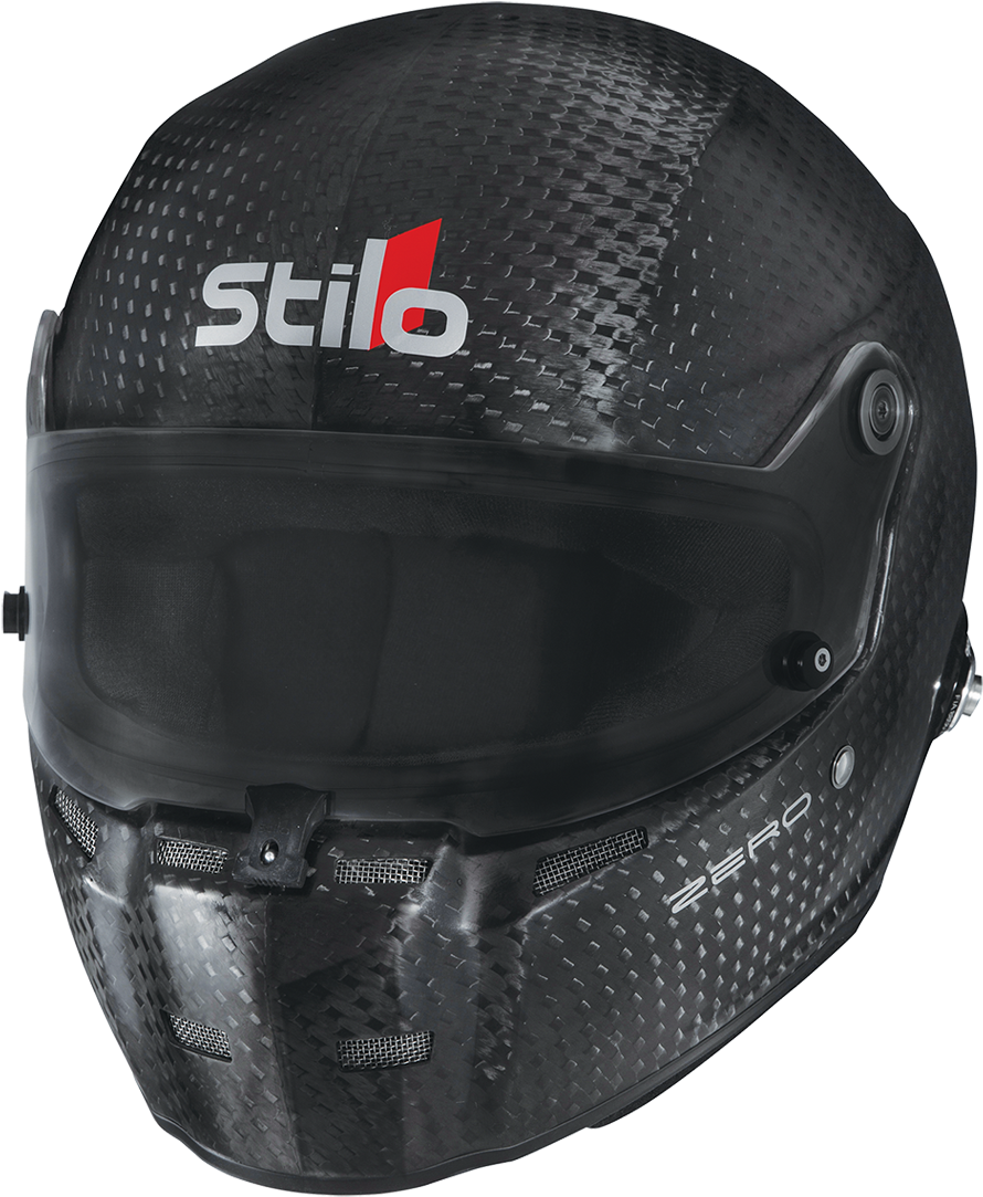 Carbon Fiber Motorcycle Helmet Stilo Brand PNG Image