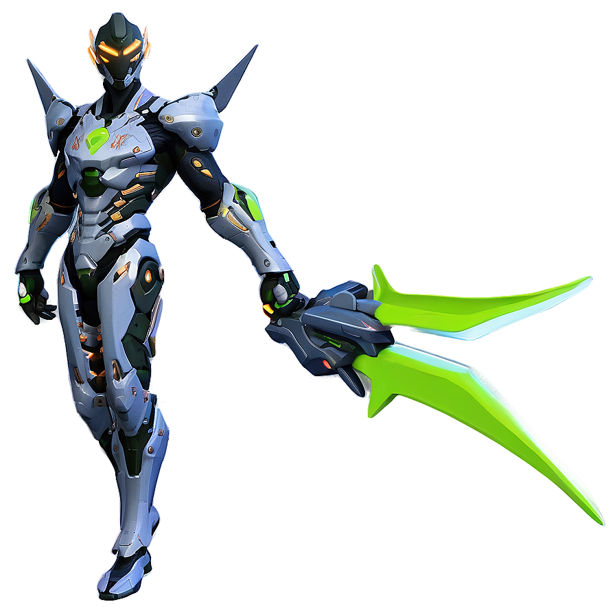 Carbon Genji Overwatch Png 06202024 PNG Image