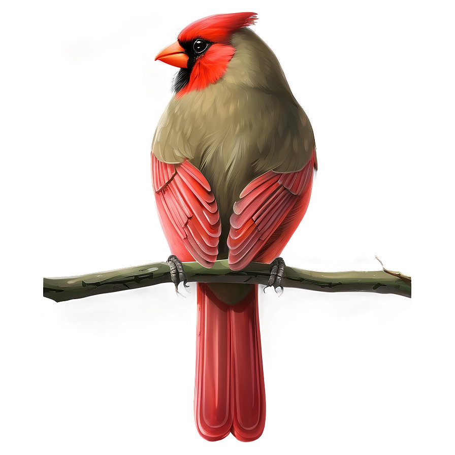 Cardinal Illustration Png Pnd43 PNG Image