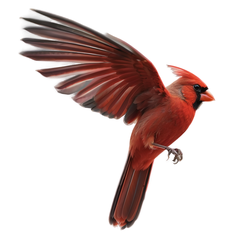 Cardinal In Flight Png 05242024 PNG Image