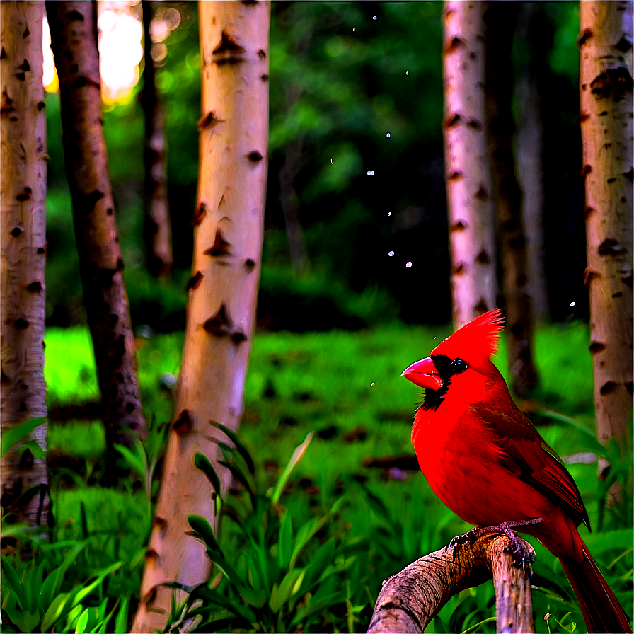 Cardinal In Nature Png 06252024 PNG Image