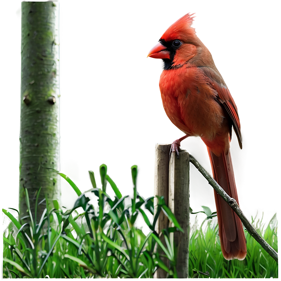 Cardinal In Nature Png Ria PNG Image