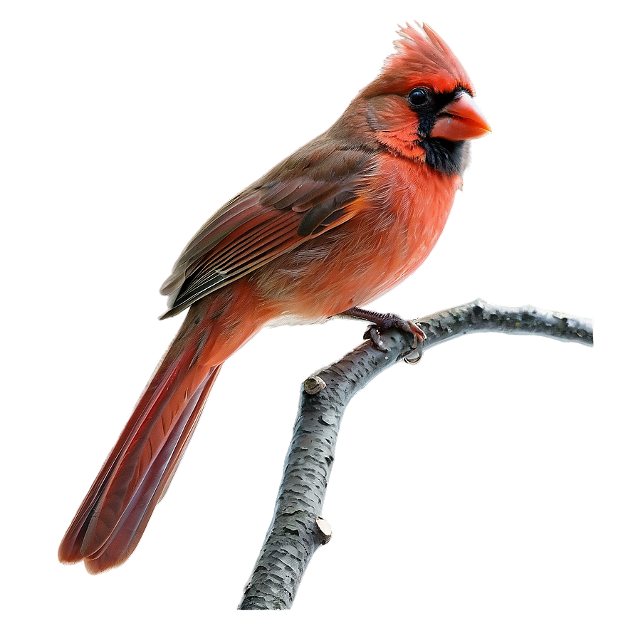 Cardinal On Branch Png 45 PNG Image