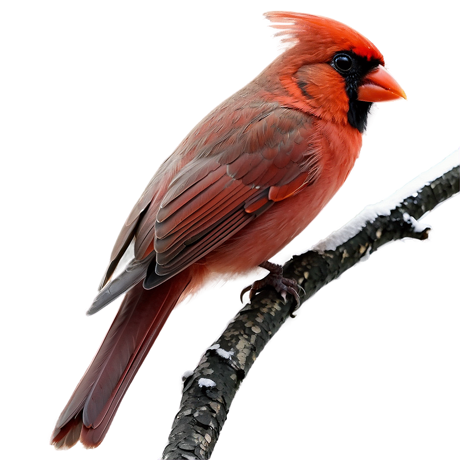 Cardinal On Branch Png 62 PNG Image