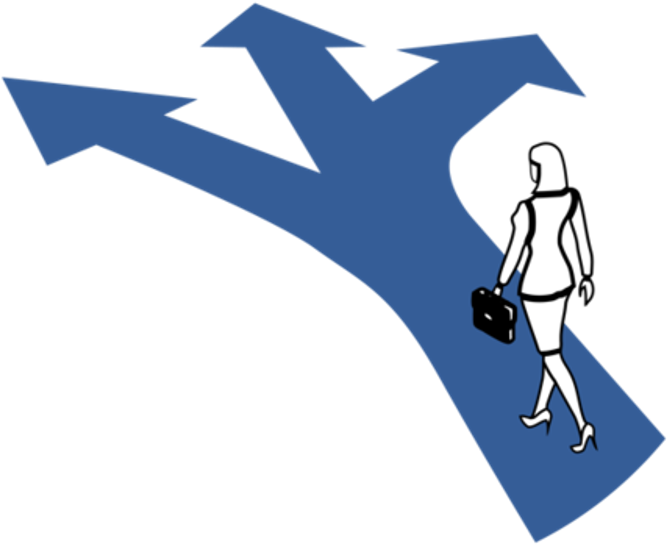 Career Path Choices Concept PNG Image