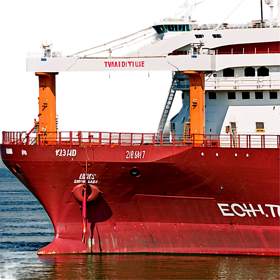 Cargo Ship At Dock Png 06122024 PNG Image