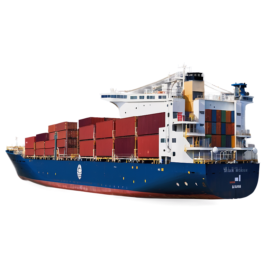 Cargo Ship In Storm Png 21 PNG Image