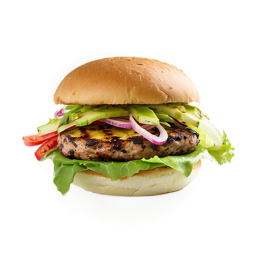 Caribbean Jerk Chicken Burger Png 70 PNG Image