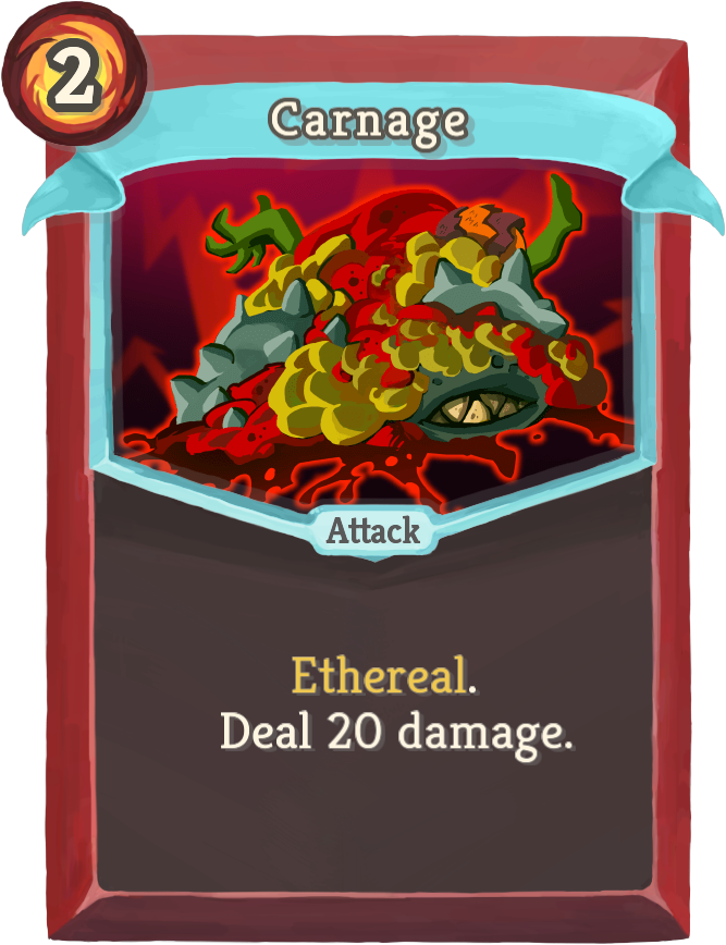 Carnage Card Artwork PNG Image