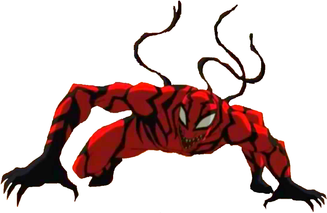 Carnage Comic Character Pose PNG Image