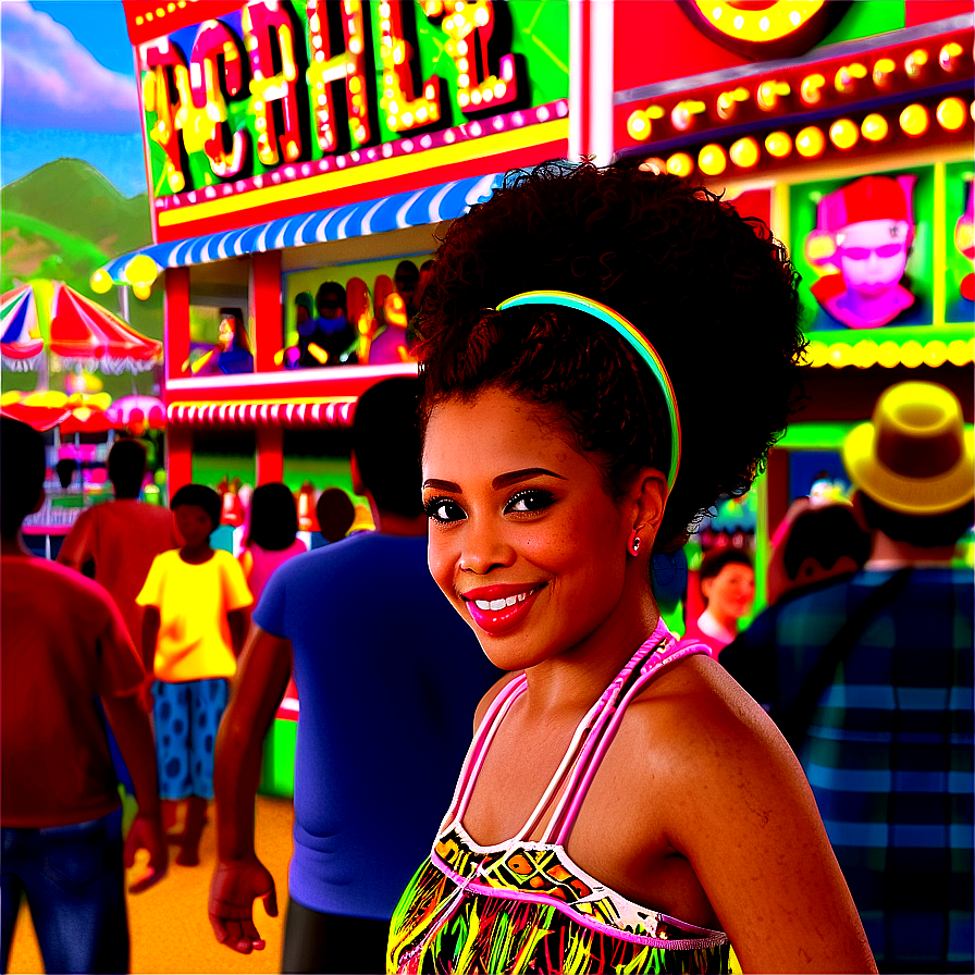 Carnival Crowded Scenes Png Fje PNG Image