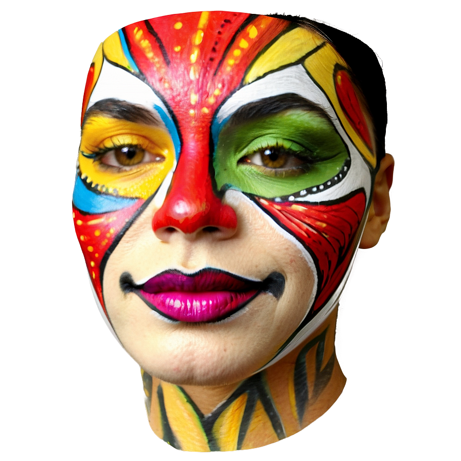 Carnival Face Painting Png 19 PNG Image