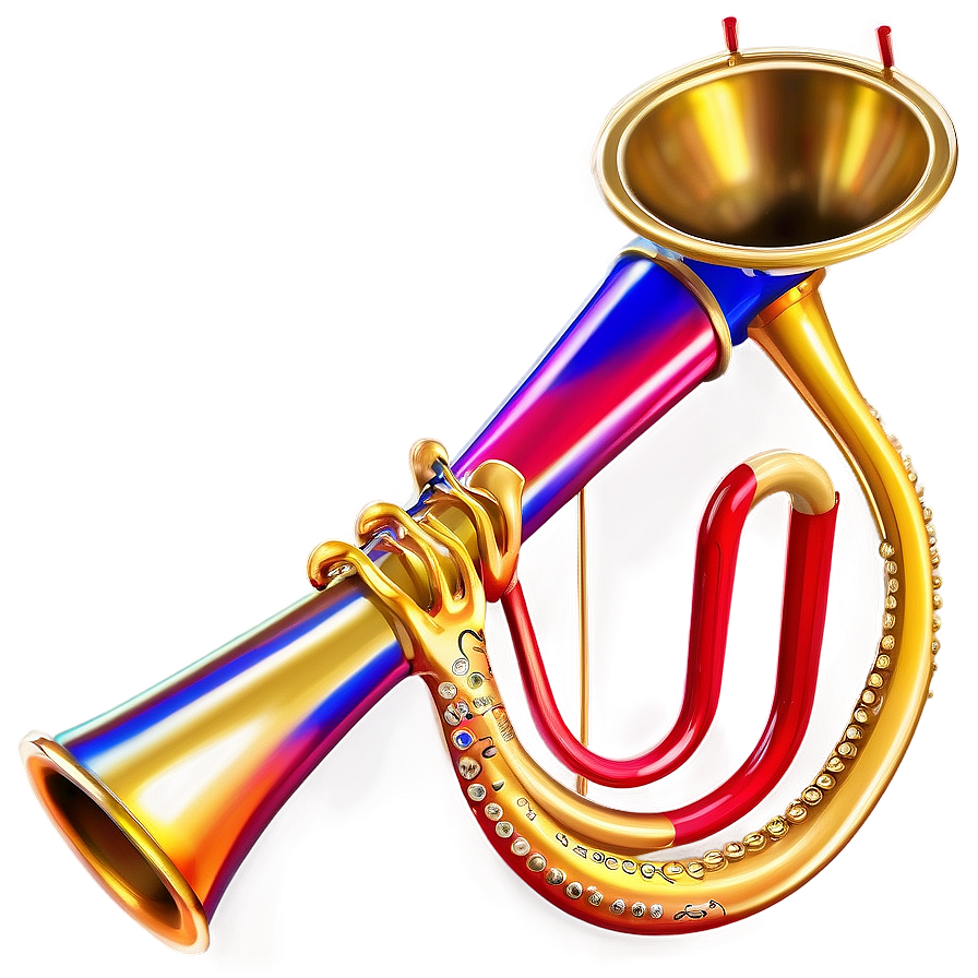 Carnival Fanfare Trumpets Png Ljw8 PNG Image