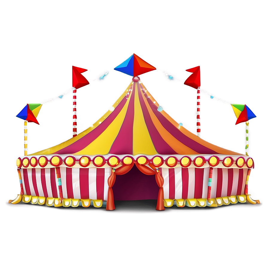 Carnival Tent At Dusk Png 44 PNG Image