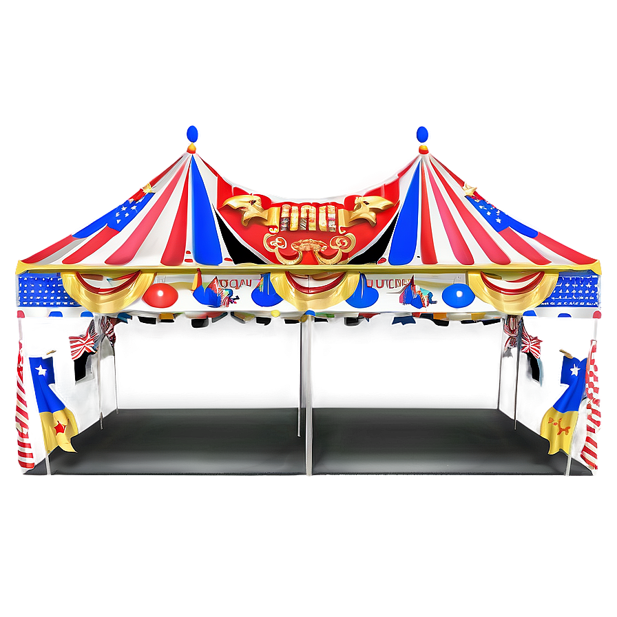 Carnival Tent With Flags Png 06282024 PNG Image