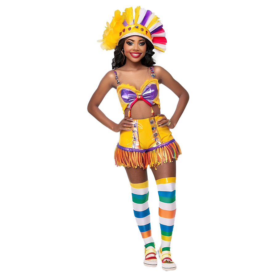 Carnival Themed Outfits Png 06122024 PNG Image