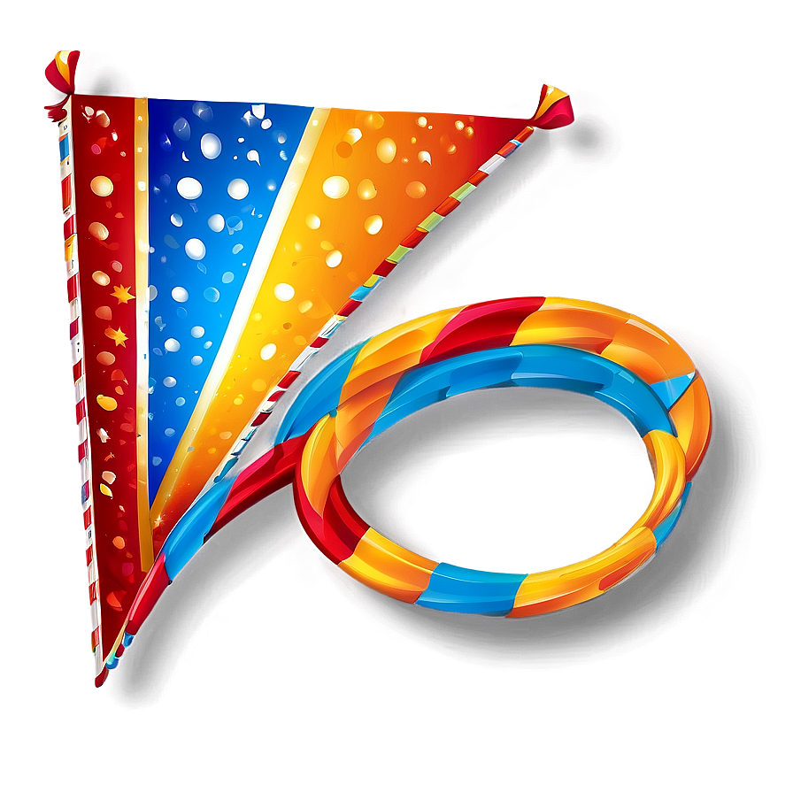 Carnival Triangle Banner Illustration Png 66 PNG Image