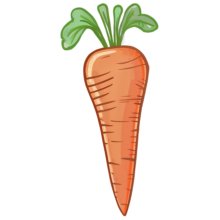 Carrot Doodle Png Had PNG Image