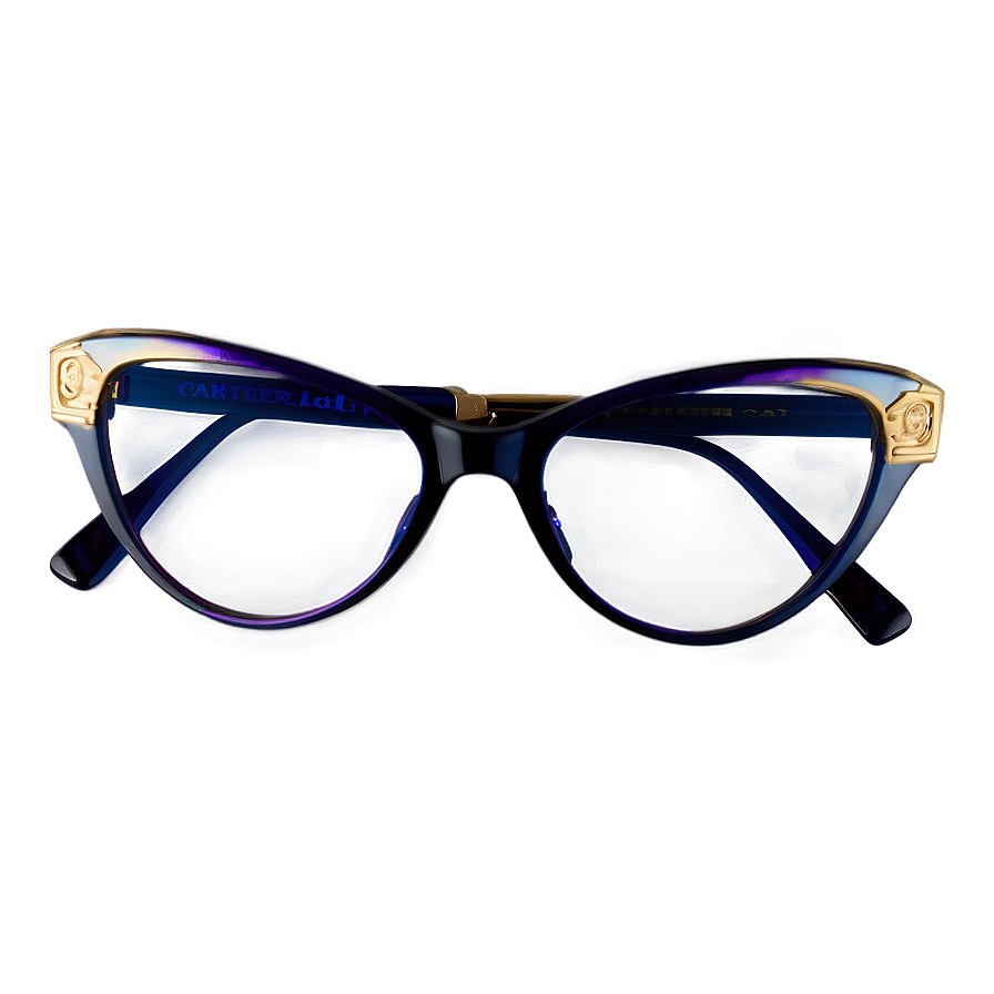 Cartier Cat Eye Glasses Png Iun PNG Image