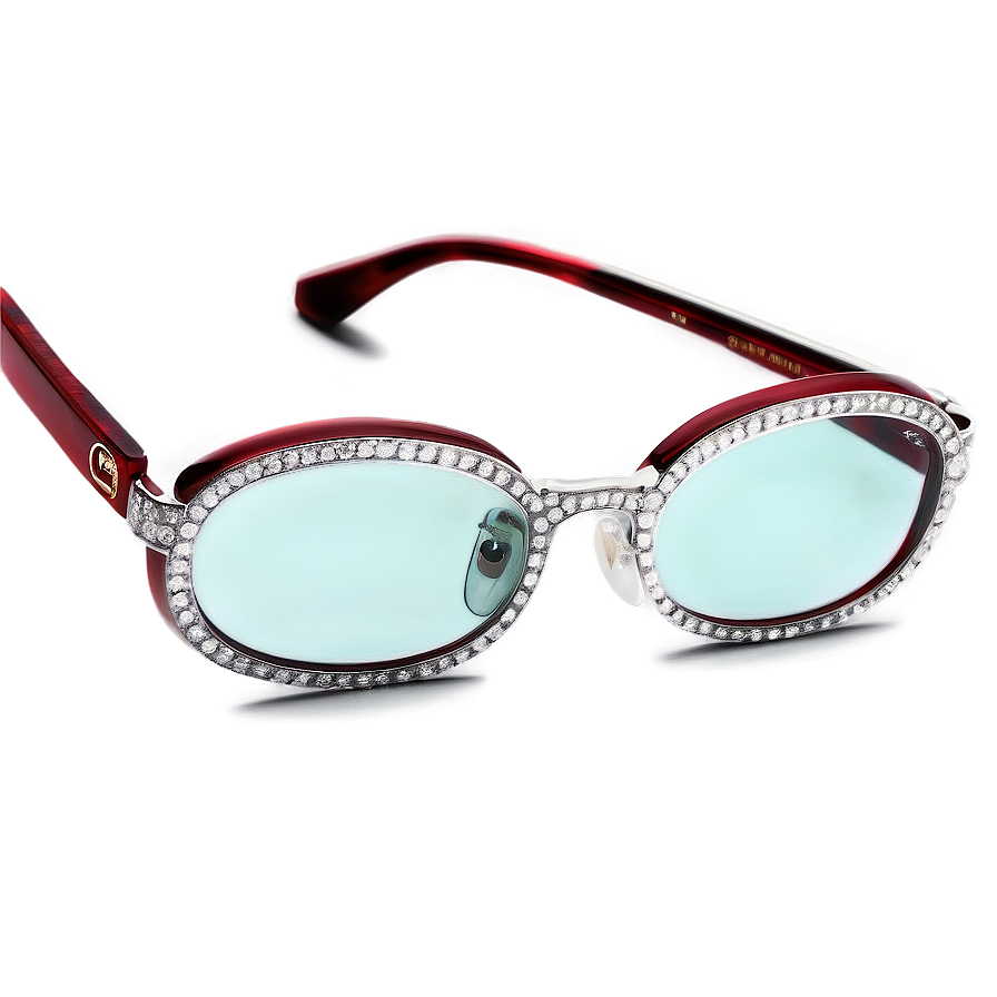 Cartier Diamond Glasses Png Qso PNG Image