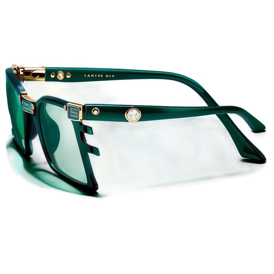 Cartier Green Glasses Png Rmj52 PNG Image