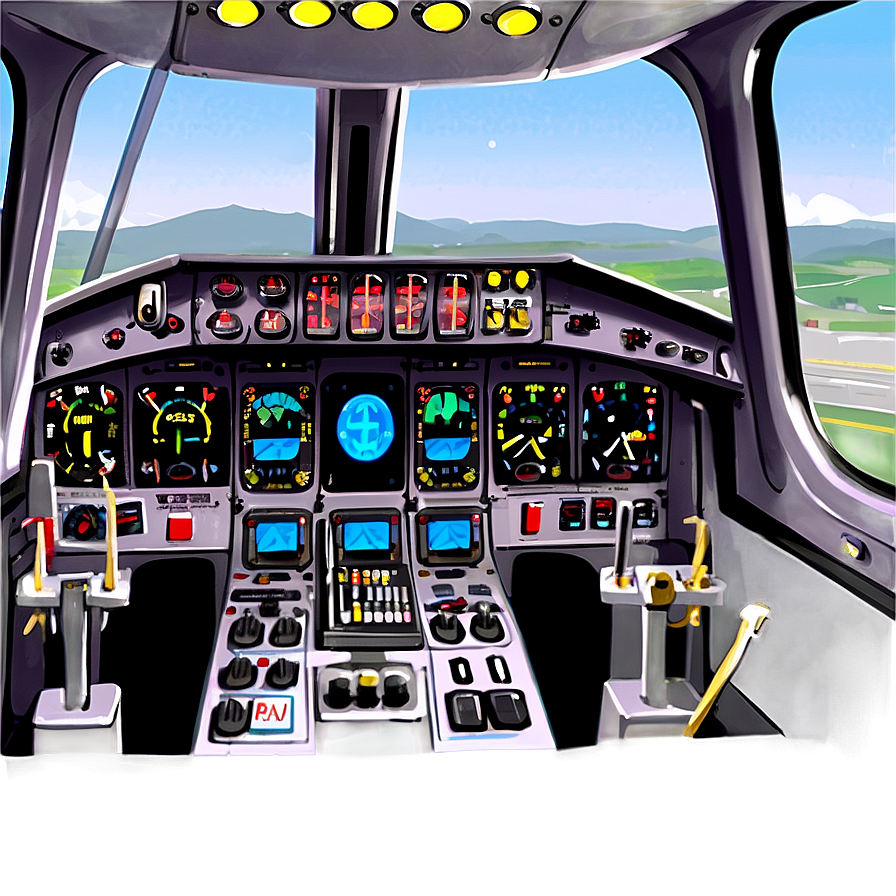 Cartoon Airplane Cockpit View Png Ijn PNG Image