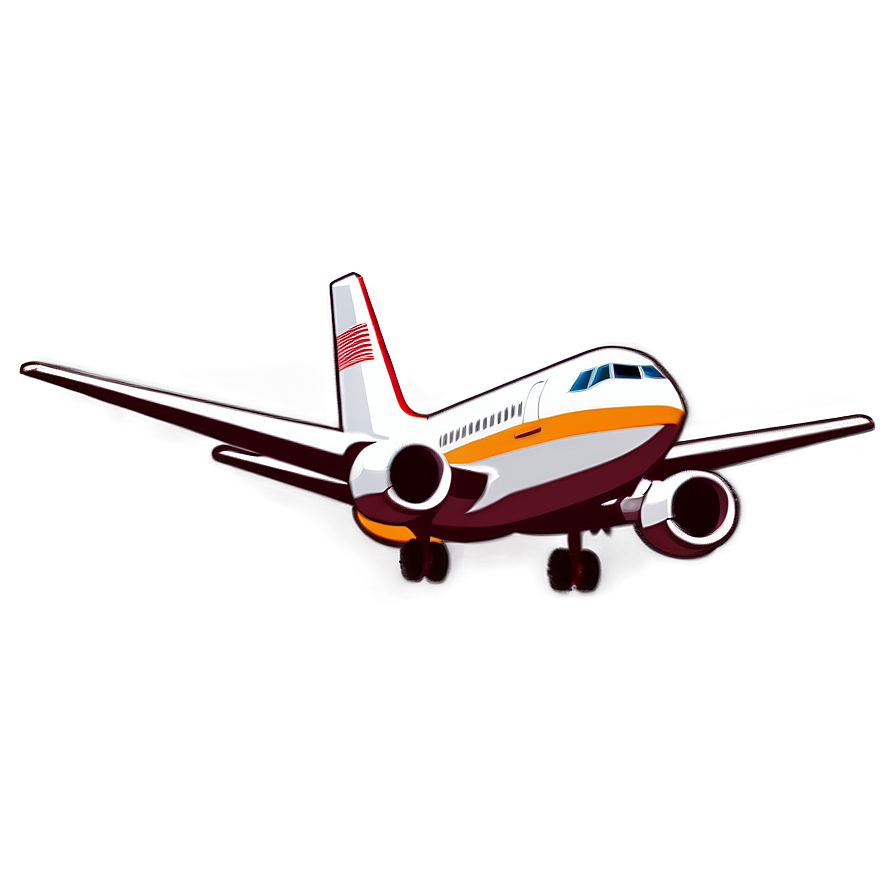 Cartoon Airplane Taking Off Png Ovt PNG Image