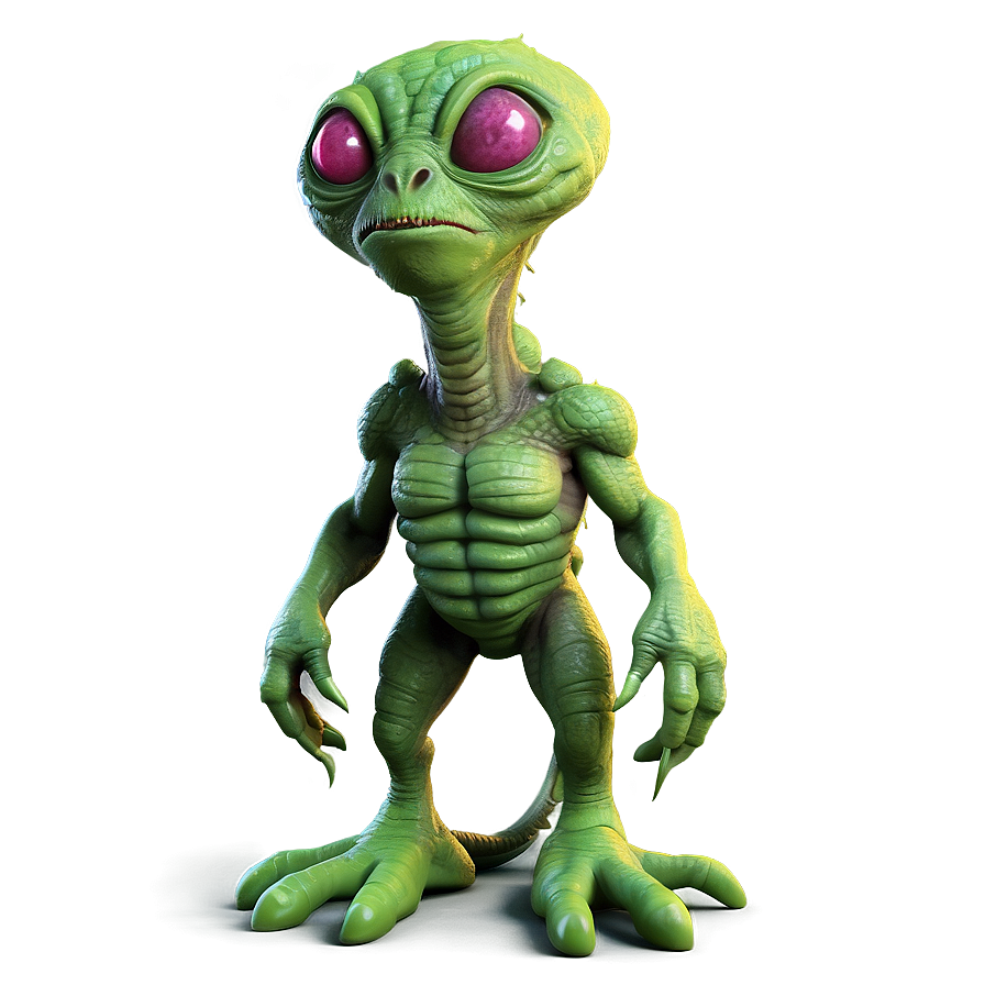 Cartoon Alien Monster Png 06282024 PNG Image