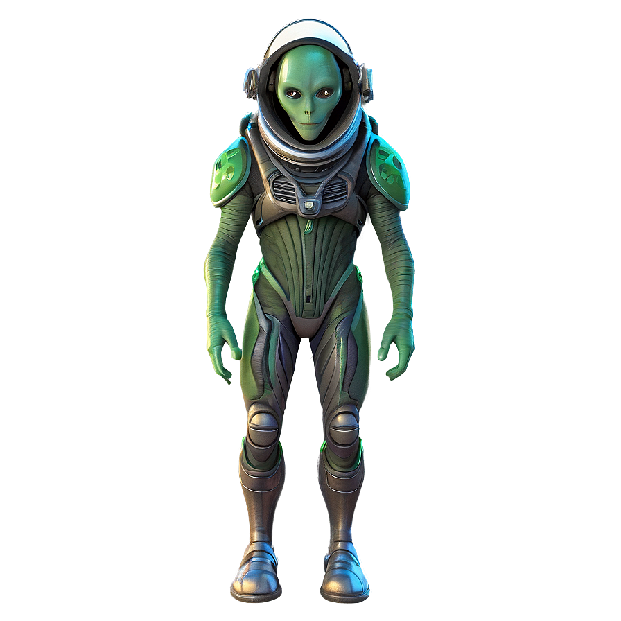 Cartoon Alien With Jetpack Png 06292024 PNG Image