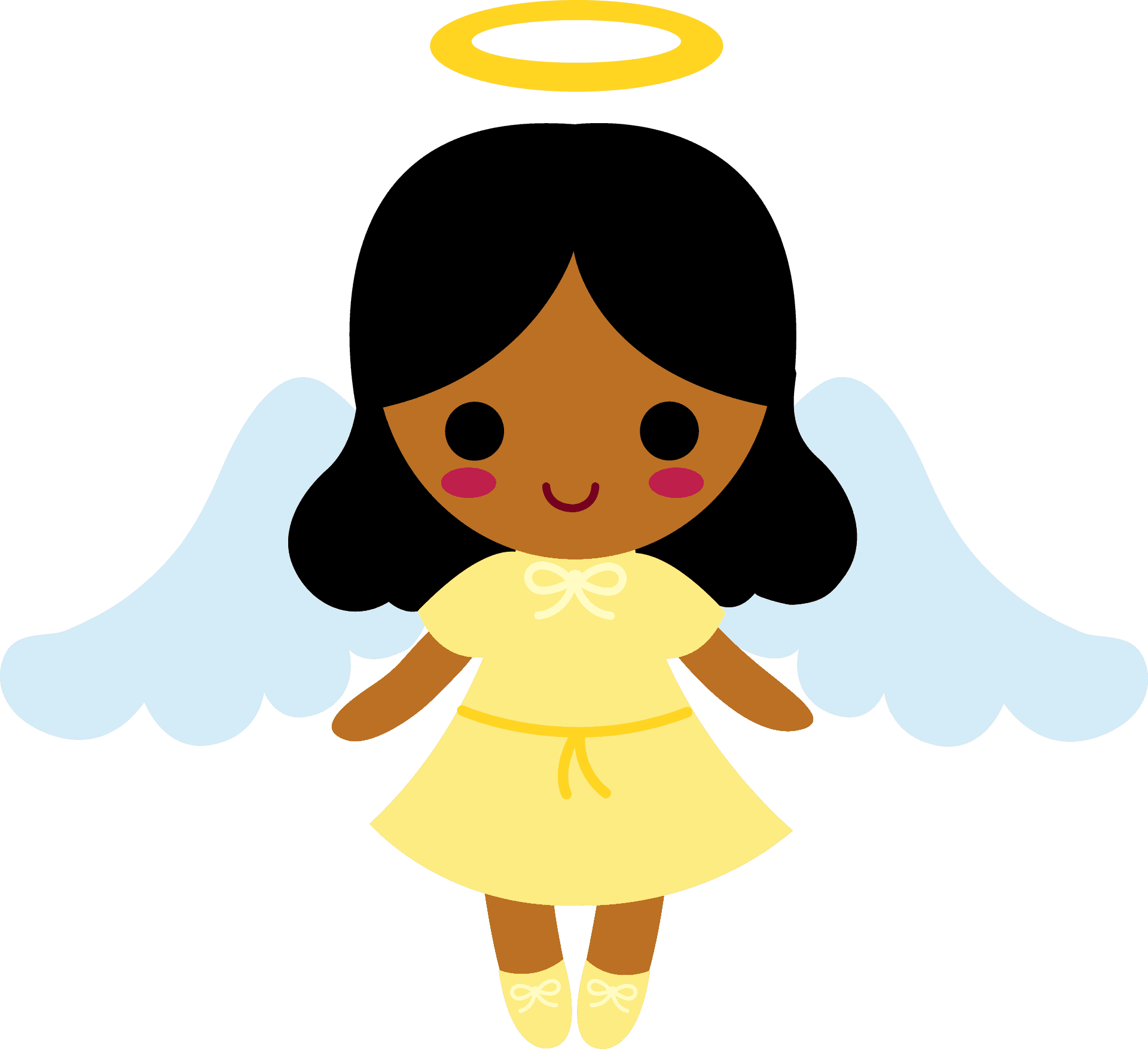 Cartoon Angel Illustration PNG Image