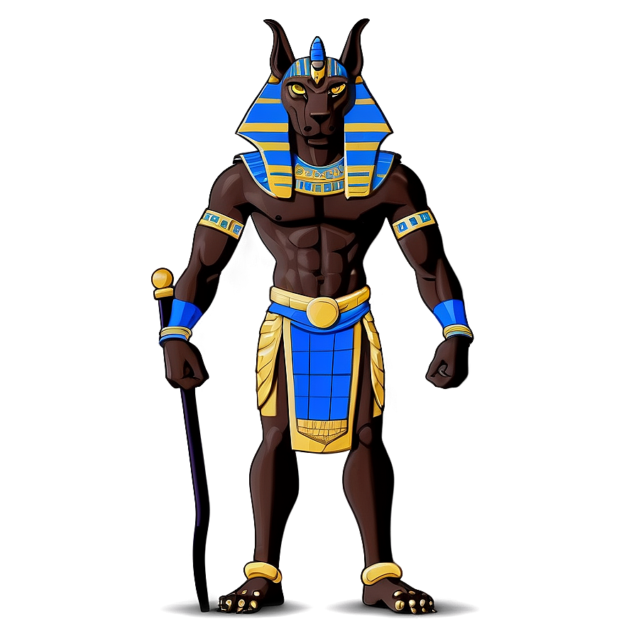 Cartoon Anubis Character Png Yng42 PNG Image