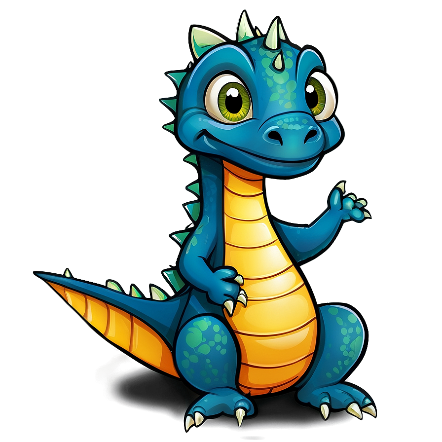 Cartoon Baby Dragon Png Csm50 PNG Image