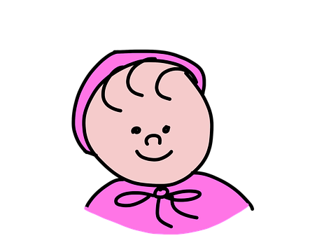 Cartoon Baby Illustration PNG Image