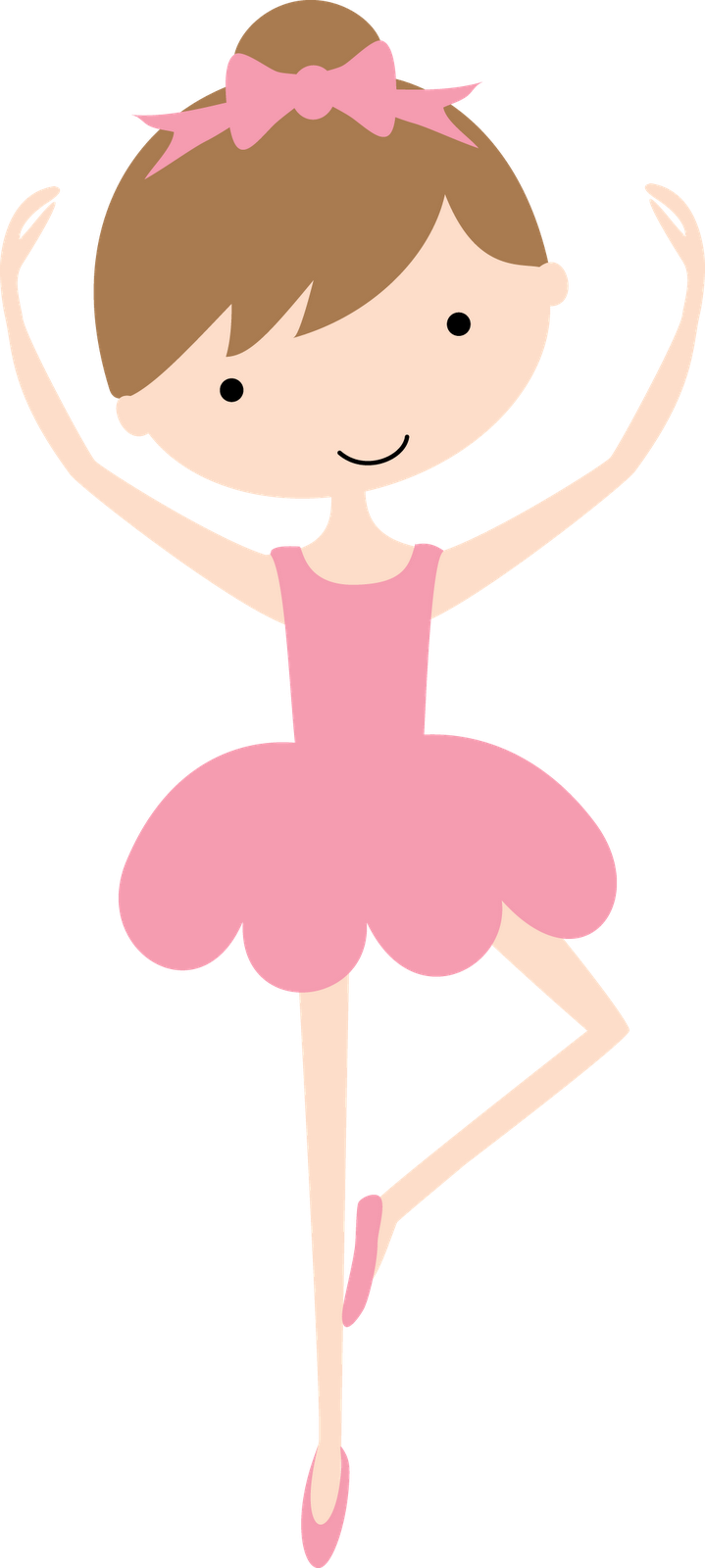 Cartoon Ballerina Posing.png PNG Image