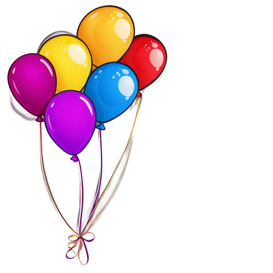 Cartoon Balloons Png Nsn PNG Image