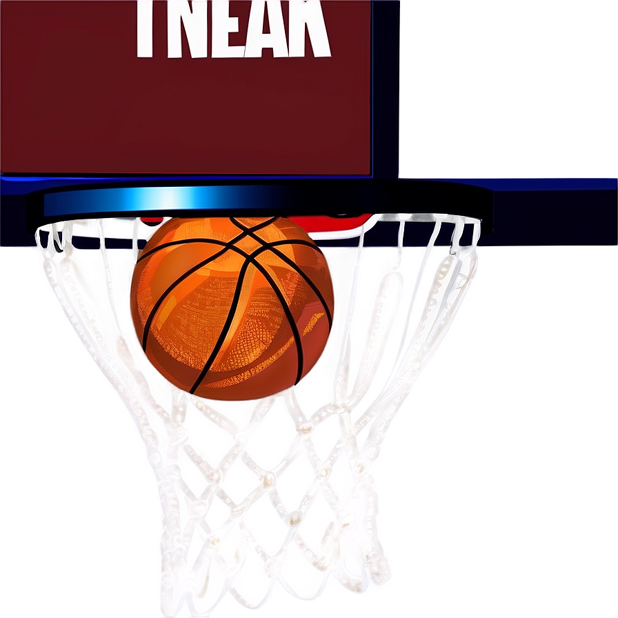 Cartoon Basketball Hoop Png Alr PNG Image